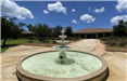 Senior Activity Center Fountain in Back Courtyard on Wolf Bay
