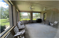 Senior Activity Center Screened Back Porch with Seats