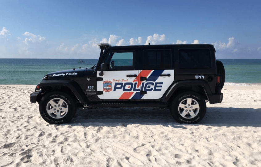 Beach Enforcement Jeep