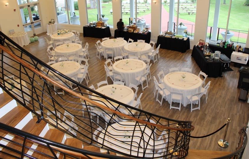 Decorated Round Tables Indoor