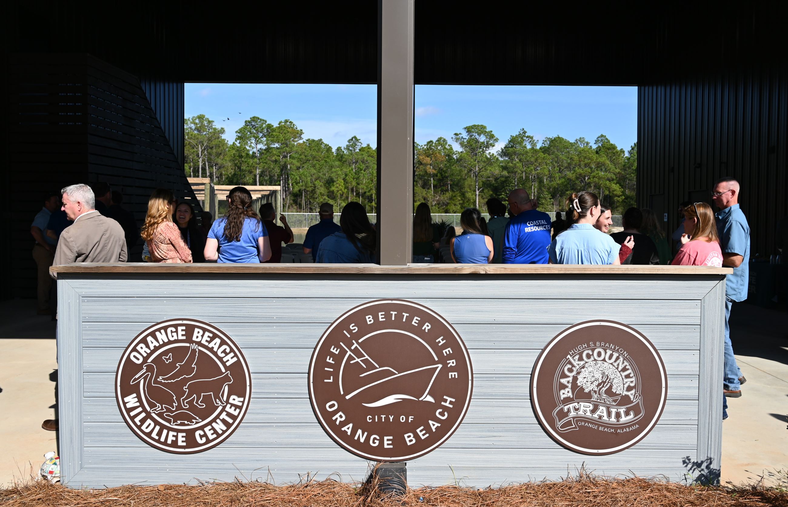Orange Beach Wildlife Center sign