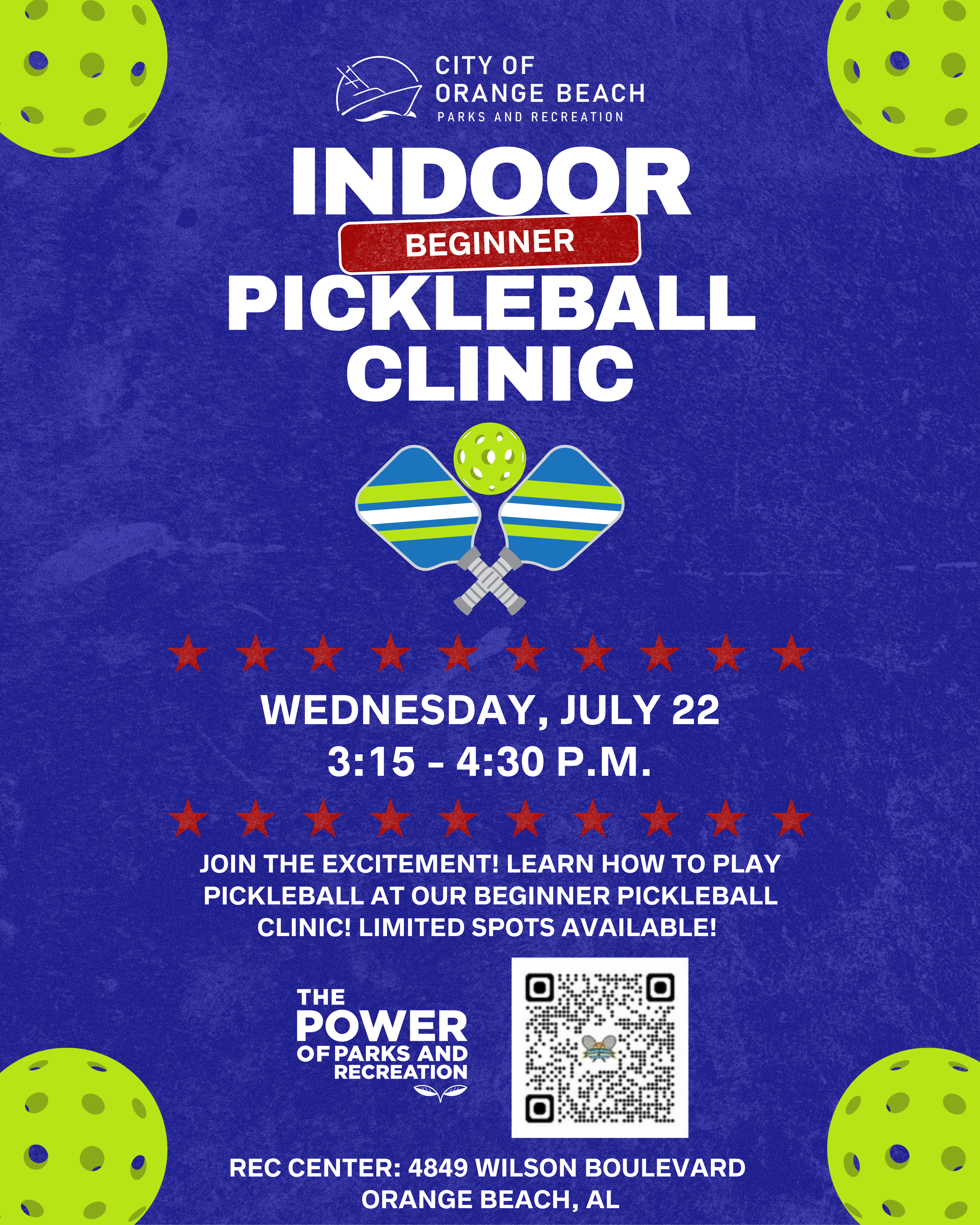 Indoor Pickleball Clinic