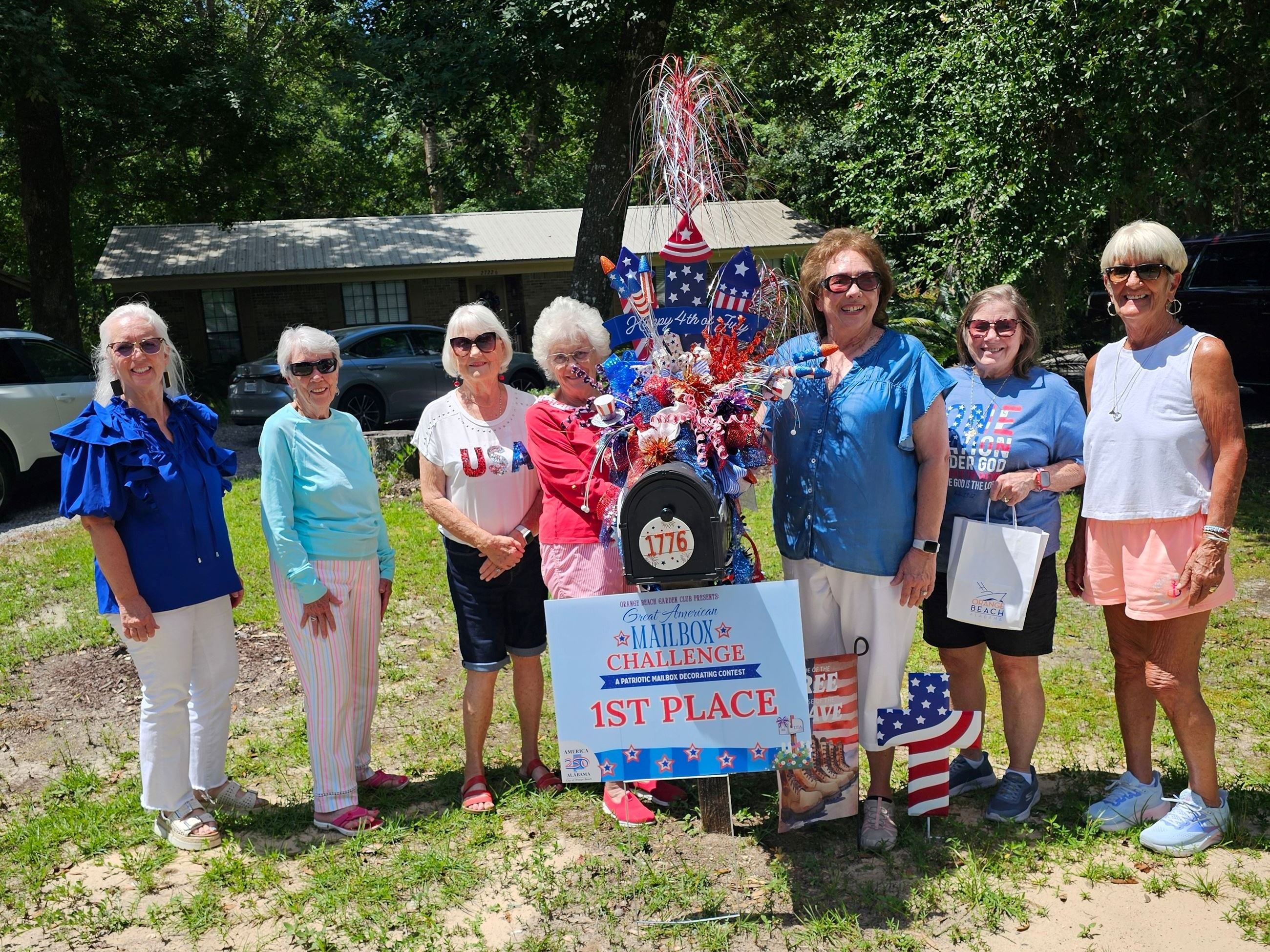 OBGC -2026 Great American Mailbox Challenge - first Place - Sandra Sharpless