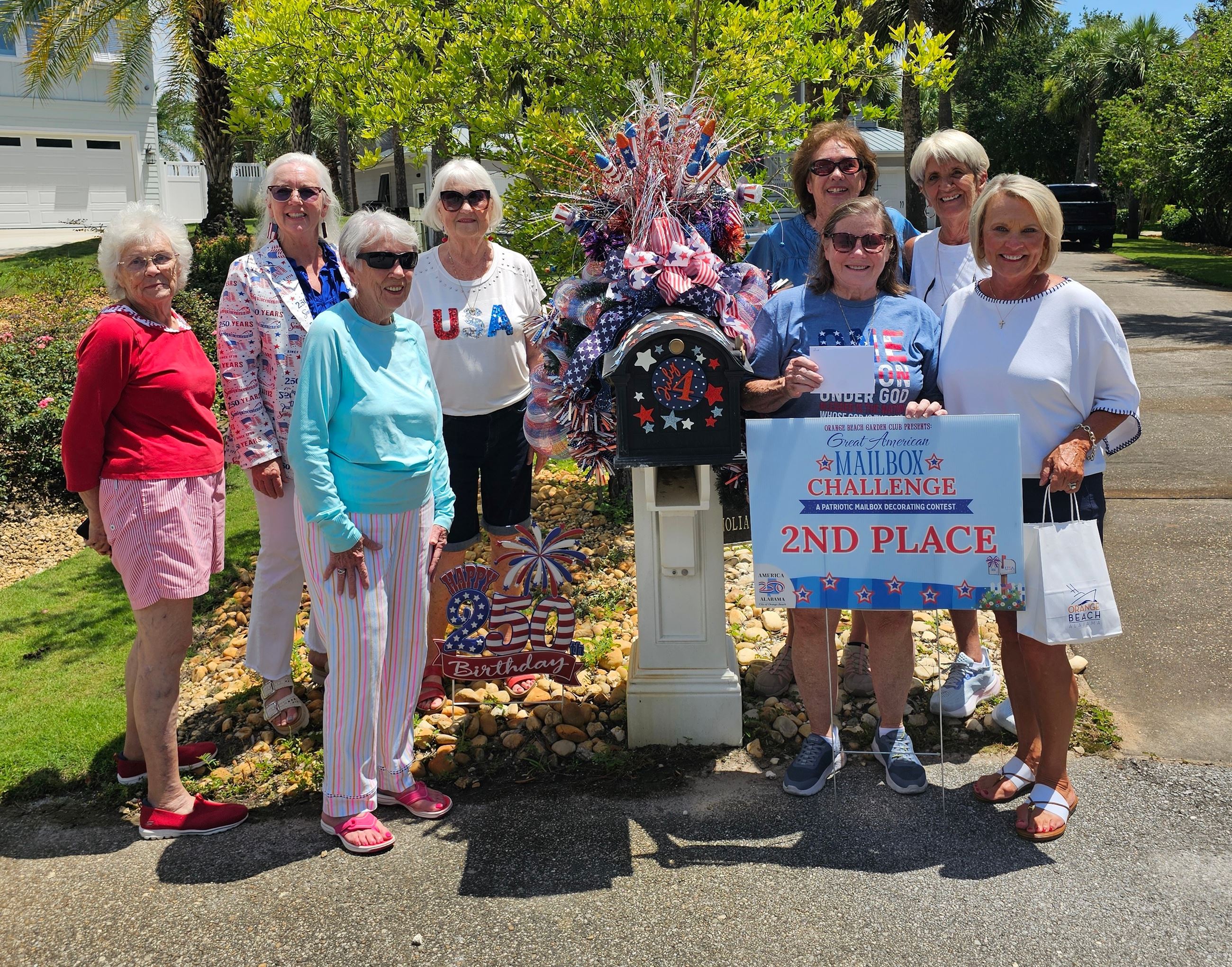 OBGC - 2026 - Great American Mailbox Challenge - 2nd place - Joye Pendley